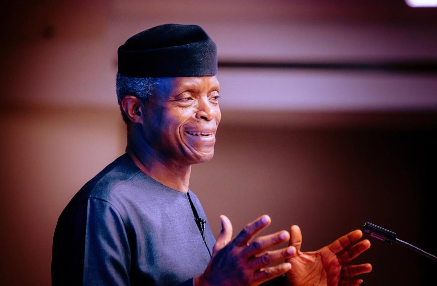 Former Vice President Yemi Osinbajo Calls for Justice and Reconciliation in North-Central Nigeria