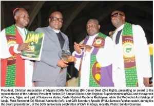 Christian Association of Nigeria Honors CAC President, Oladele&hellip;