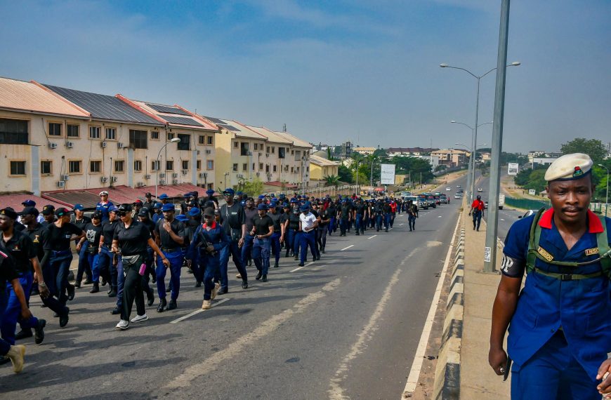 NSCDC FCT Command Prepares for 2027 Elections with 10km March