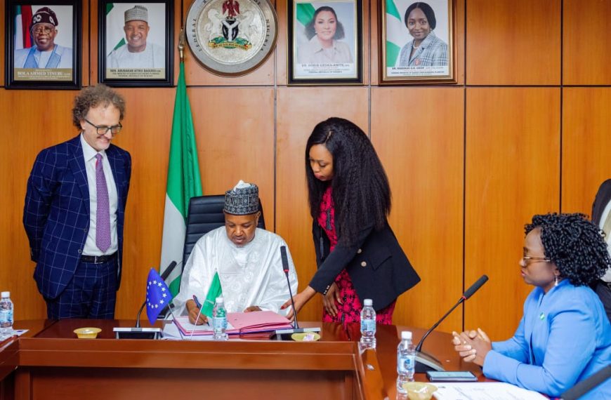 Federal Government, EU, and EBRD Sign €14m Grant for Fibre-Optic Infrastructure in Nigeria
