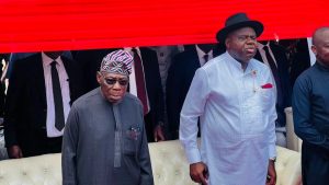 Former President Obasanjo and Bayelsa Governor Diri Renew&hellip;