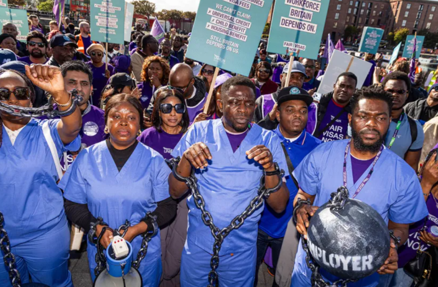UK Migrant Workers Protest Visa Reforms with Asa’s ‘Jailer’