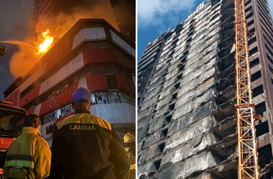 Lagos Government Plans Demolition of Fire-Damaged GNI Building