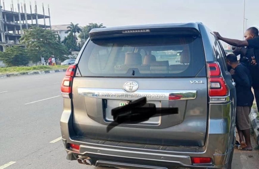 Police recover stolen SUV in Garki, Abuja