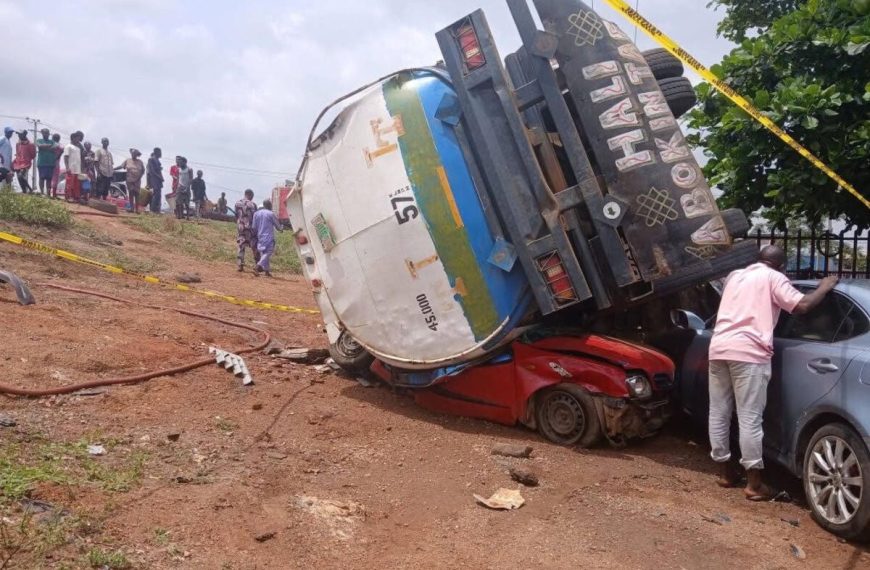 Tragedy in Ibadan: Diesel Tanker Crash Claims Five Lives